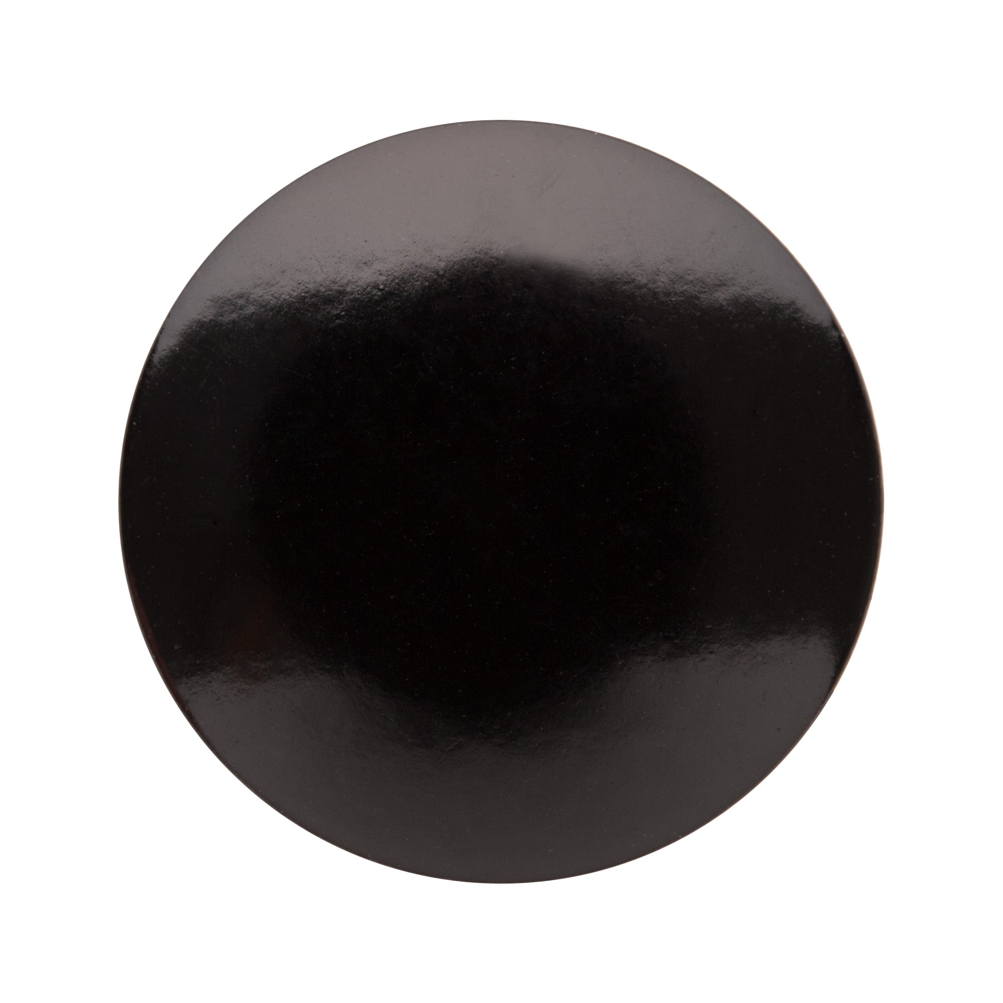 Italian Black Zamac Shank Back Button - 44L/28mm - Joann Fabrics