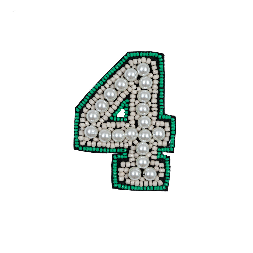 #4 Patch with Pearls - 3.75