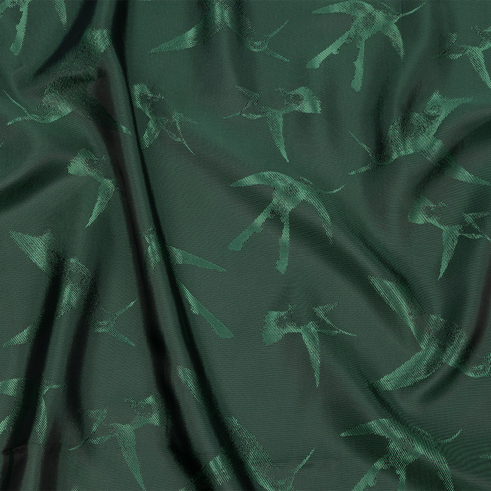 Hummingbirds Jacquard Lining - Hunter Green Tonal - Joann Fabrics