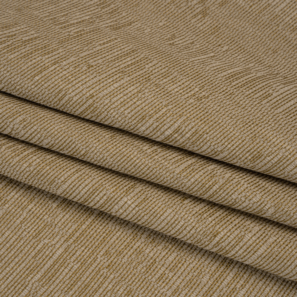 Recycled Polyester and Cotton Drapery Woven - Maize Striations - British Imported - Joann Fabrics