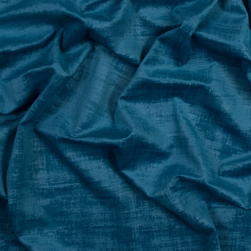 Embossed Textured Velvet - Marine - British Imported - Joann Fabrics