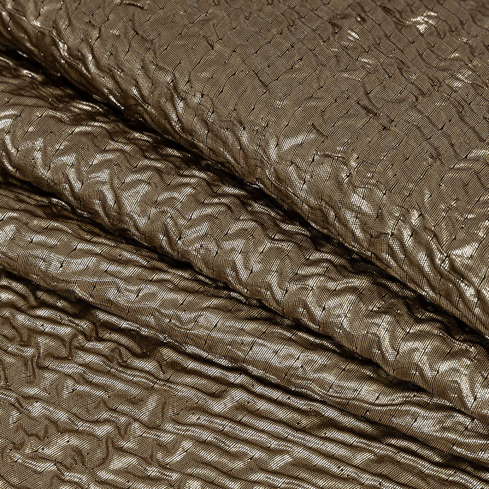Capella Metallic Gold Wavy Luxury Brocade - Joann Fabrics