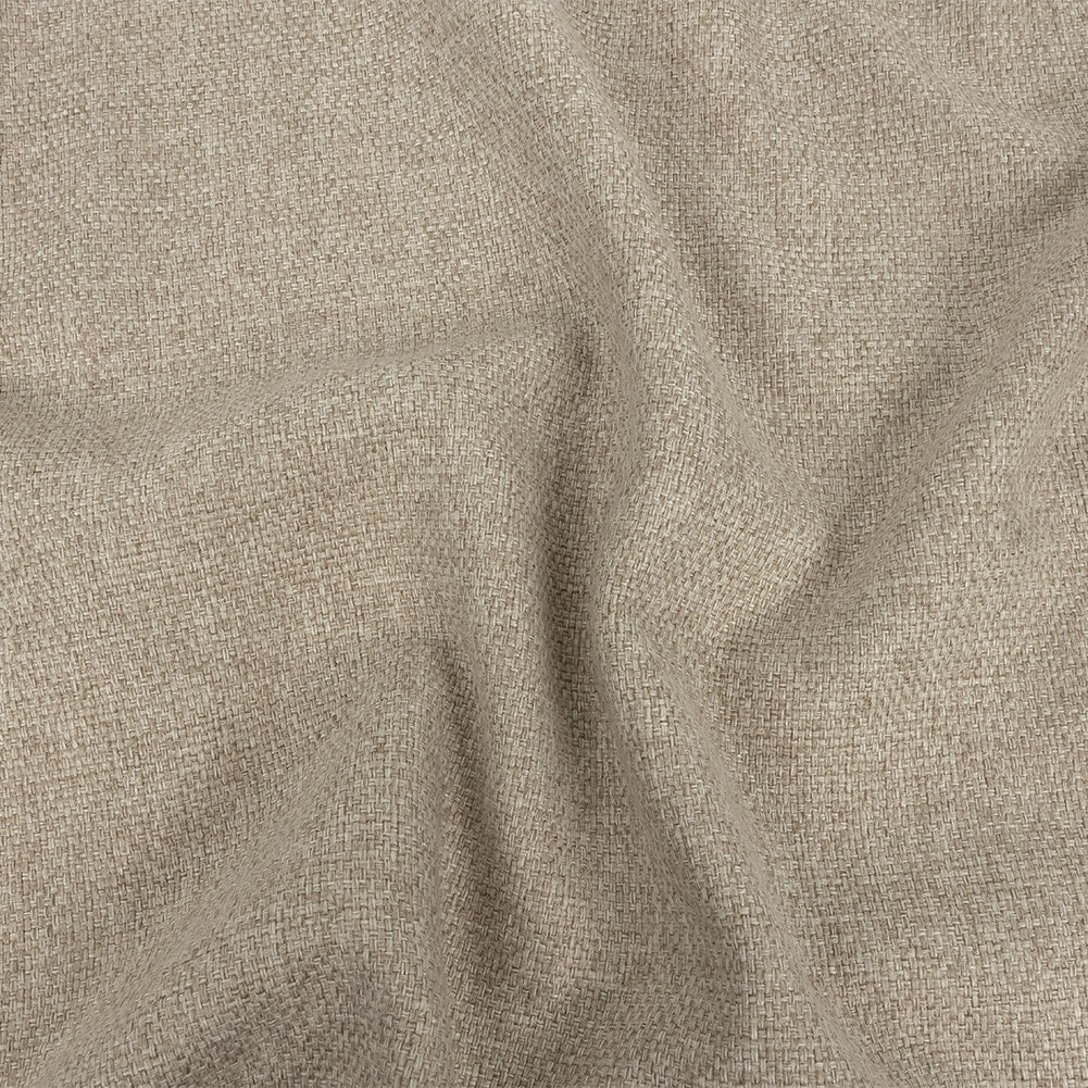 Light Beige Basketwoven Polyester and Cotton Home Decor Fabric - Joann Fabrics