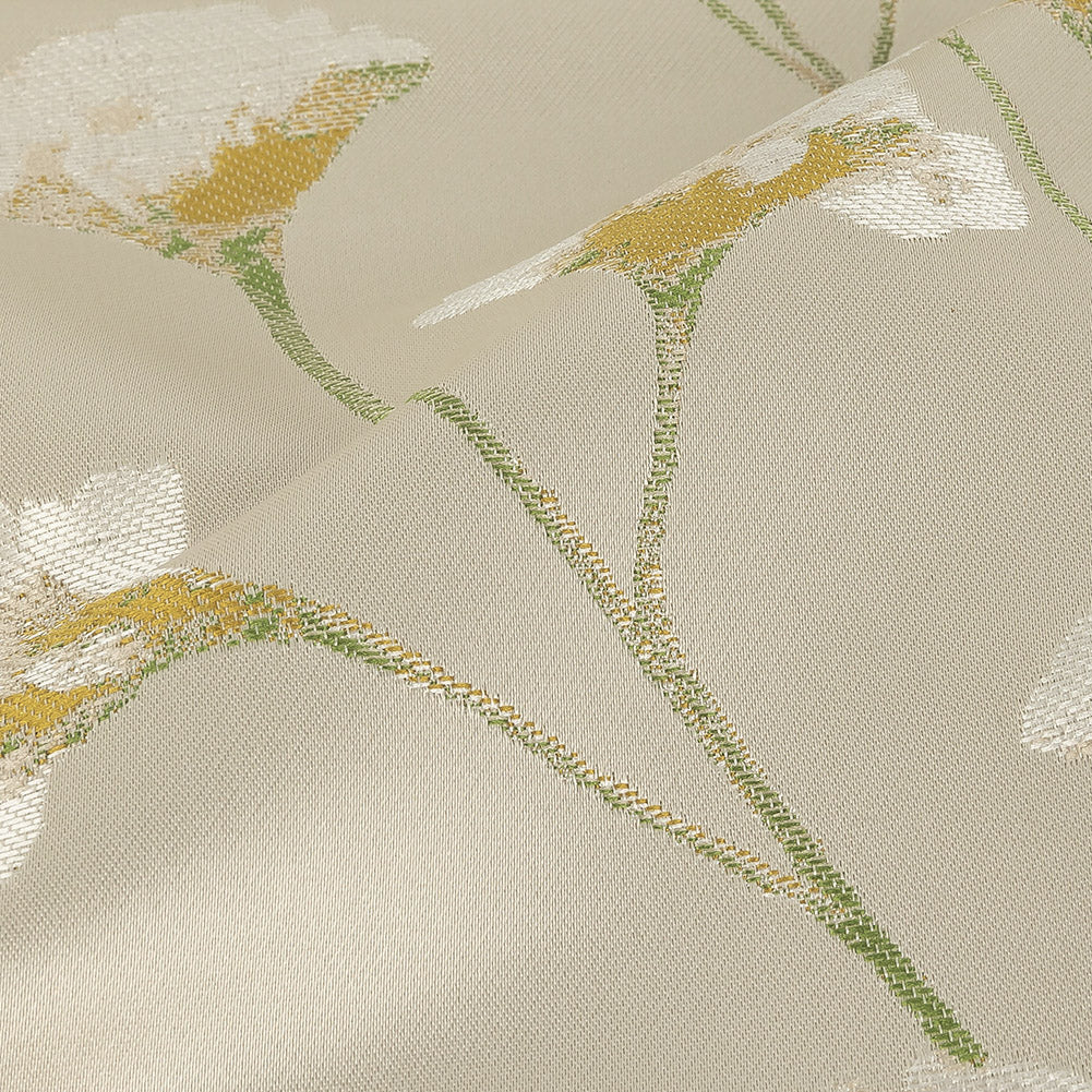 Satin-Faced Drapery Jacquard - Mimosa Floral - British Imported - Joann Fabrics