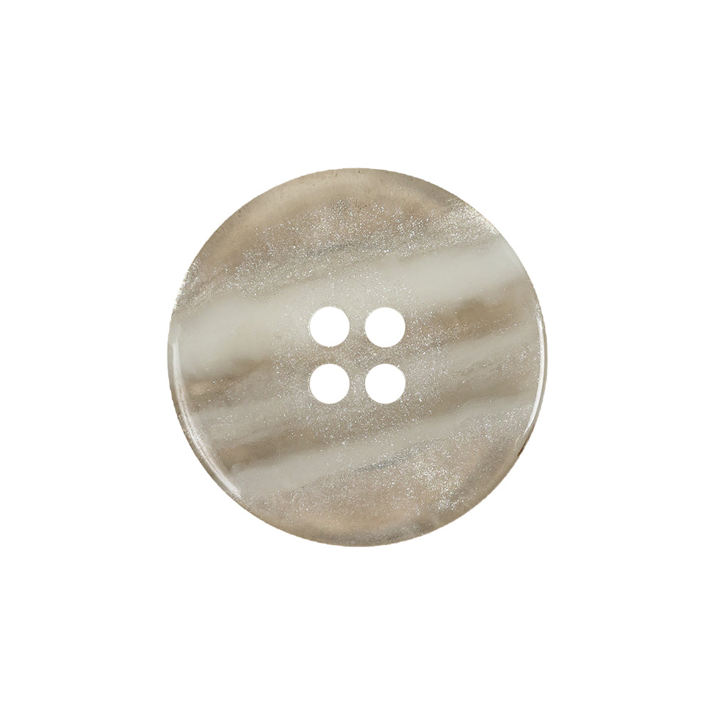 Translucent Bright White Shimmering 4-Hole Wide-Rimmed Plastic Button - 36L/23mm - Joann Fabrics