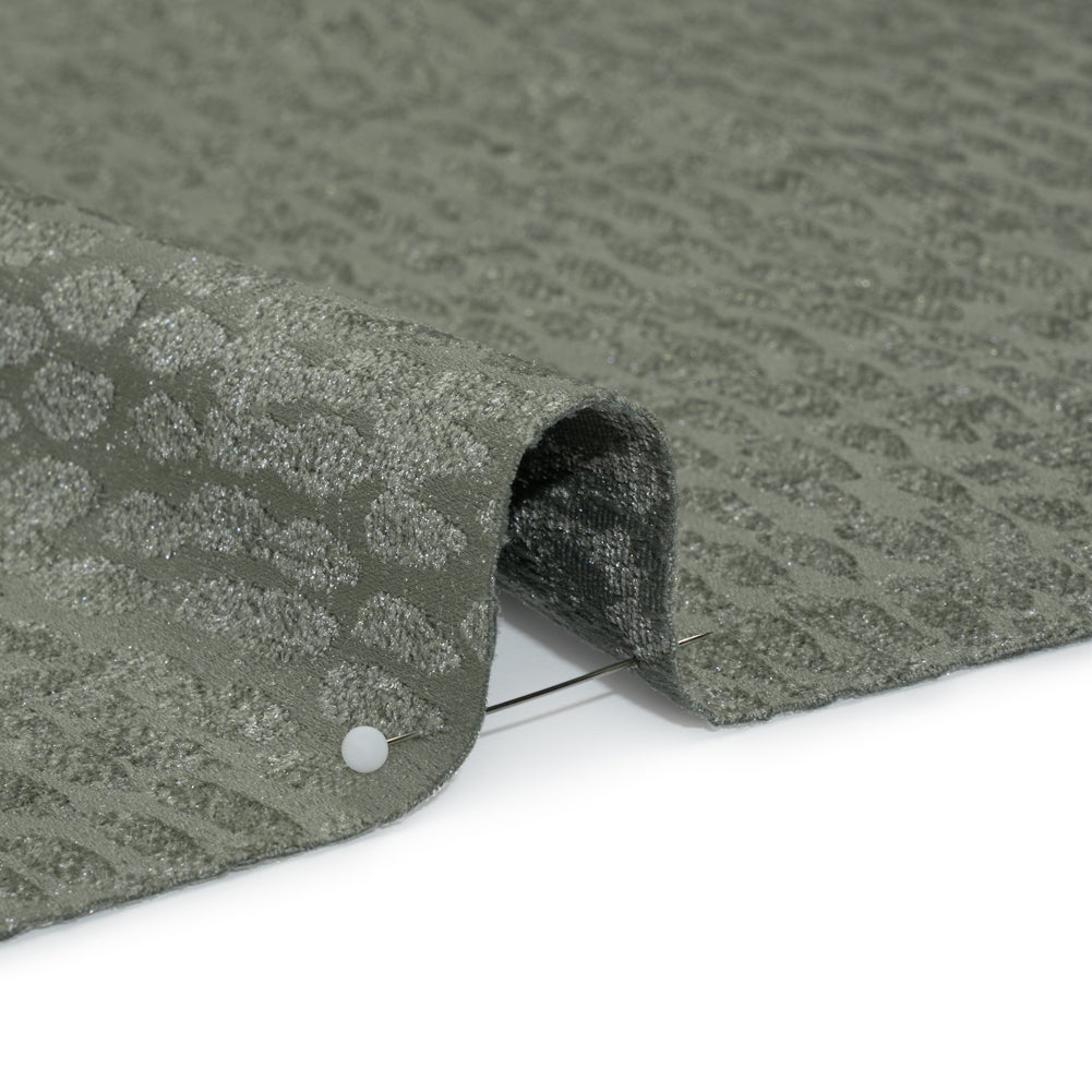 Rows of Spots Recycled Polyester Chenille Drapery Jacquard - Seafoam - British Imported - Joann Fabrics