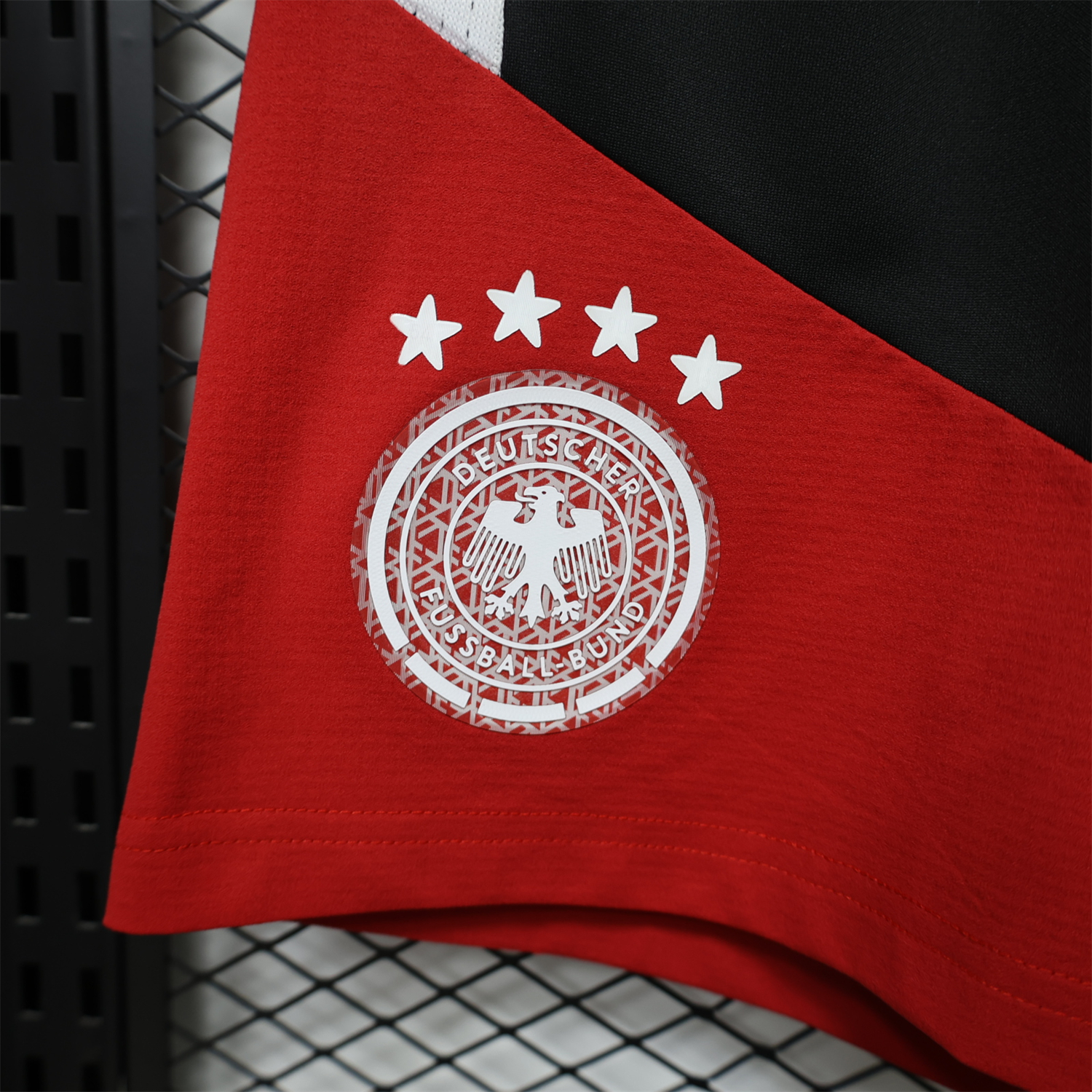 Germany 2026 Red Black Training Shorts - Player Version - UnitedFutballJersey
