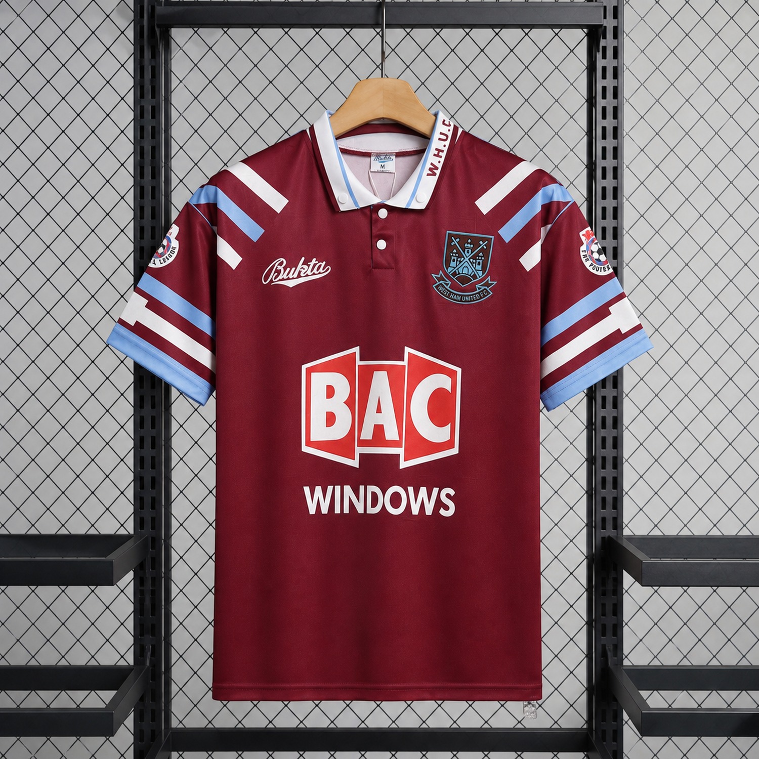 Retro West Ham United 1991-92 Home Jersey - UnitedFutballJersey