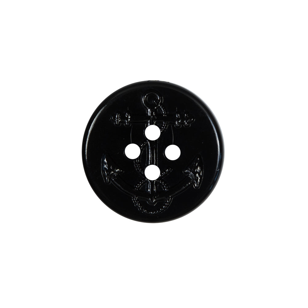 Black Plastic Anchor 4-Hole Button - 32L/20mm - Joann Fabrics
