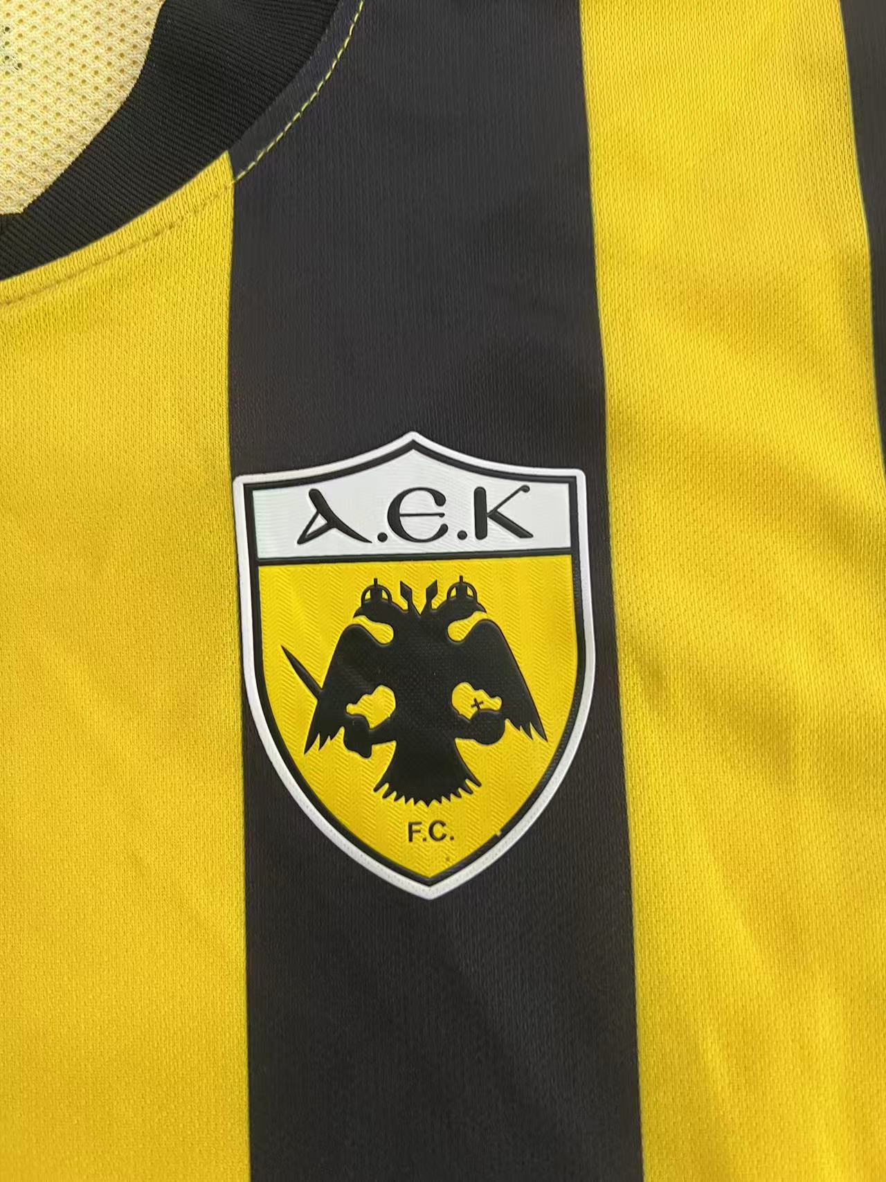 2025/2026 AEK Athens Home Football Shirt 1:1 Thai Quality