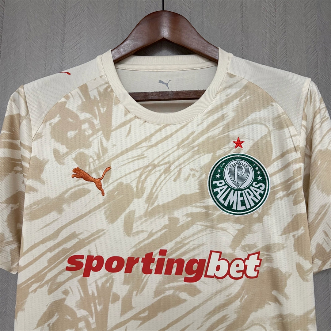 Palmeiras 26-27 Off-White Goalkeeper Jersey - Fans Version - UnitedFutballJersey