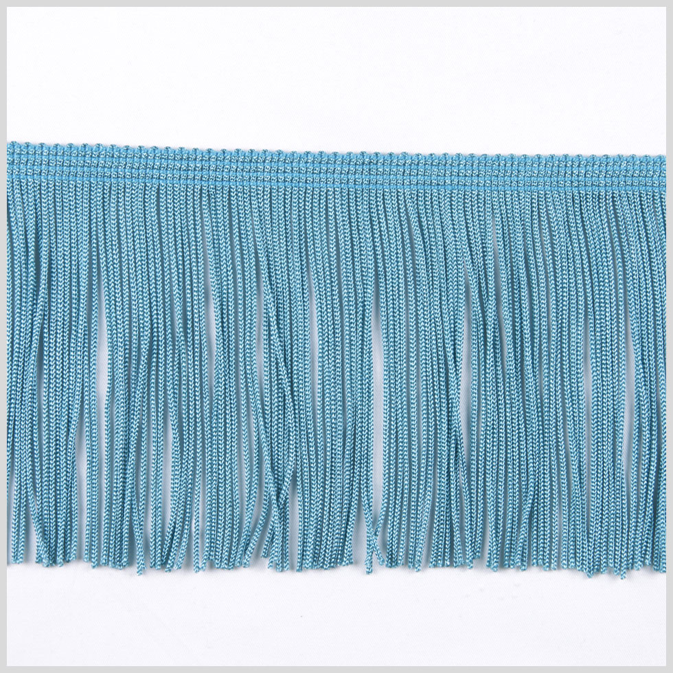 Turquoise Chainette Fringe - 4