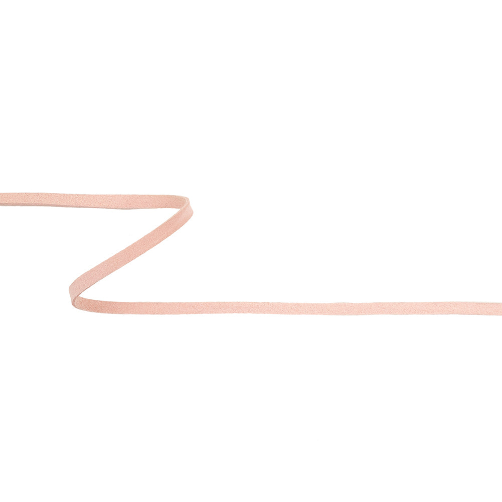 Baby Pink Faux Suede Trim - 0.25