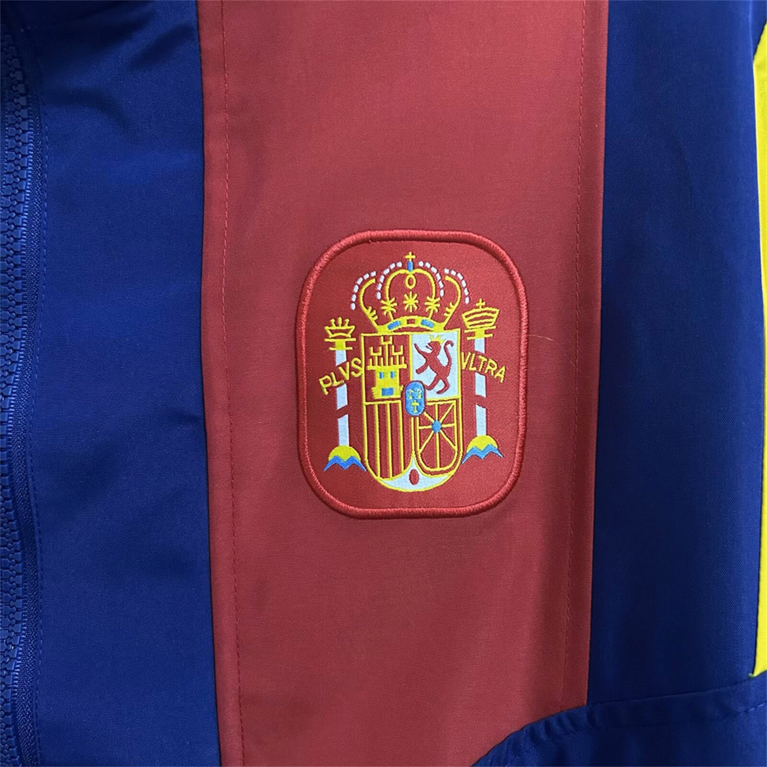 Spain 2026 EQT Windbreaker Jackety - Blue - UnitedFutballJersey
