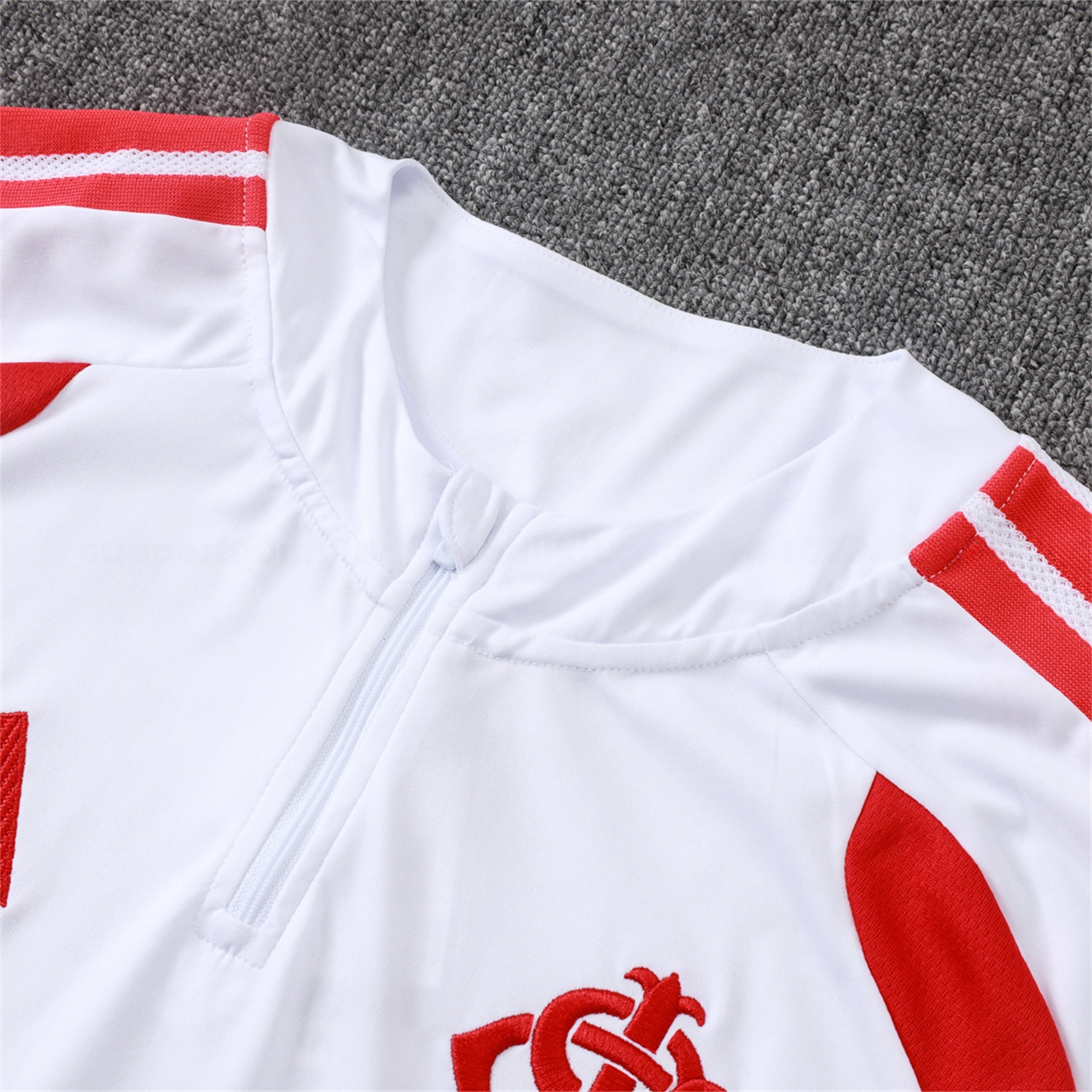 SC Internacional 2026 Long Sleeve Training Set - White Top & Red Pants - UnitedFutballJersey