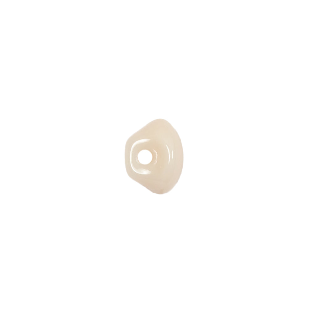 European Beige Half Domed Self Back Glass Button - 16L/10mm - Joann Fabrics