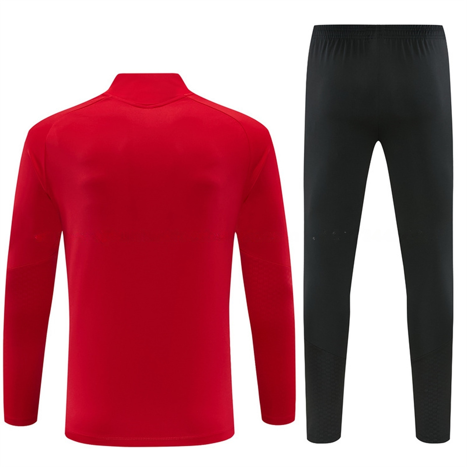 Liver.pool 26-27 Kids Long Sleeve Training Set - Red Top & Black Pants - UnitedFutballJersey