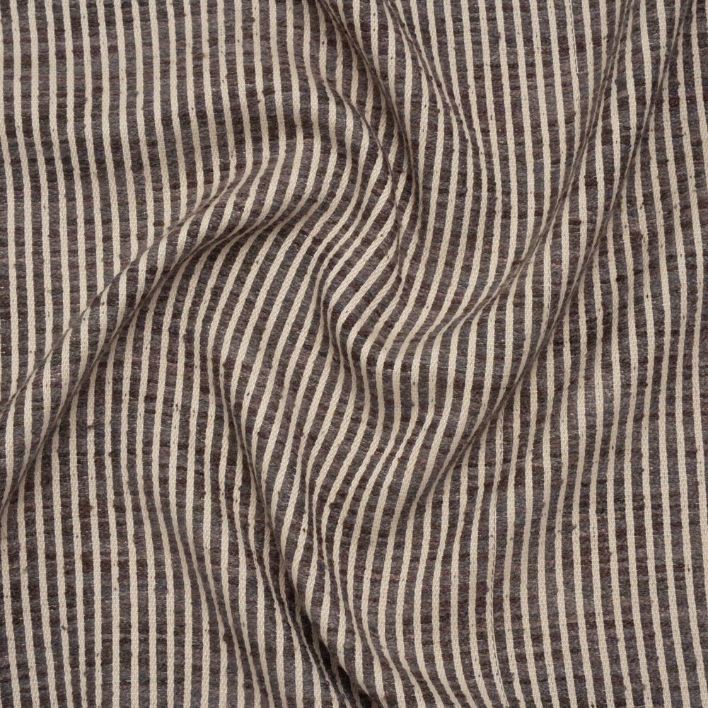 Polyester Boucle Woven - Slate Stripes - British Imported - Joann Fabrics