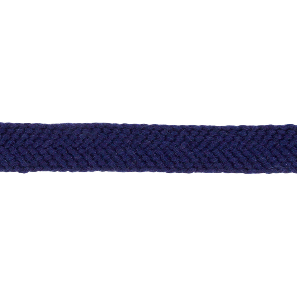 Navy Wool Twill Tape - 0.5