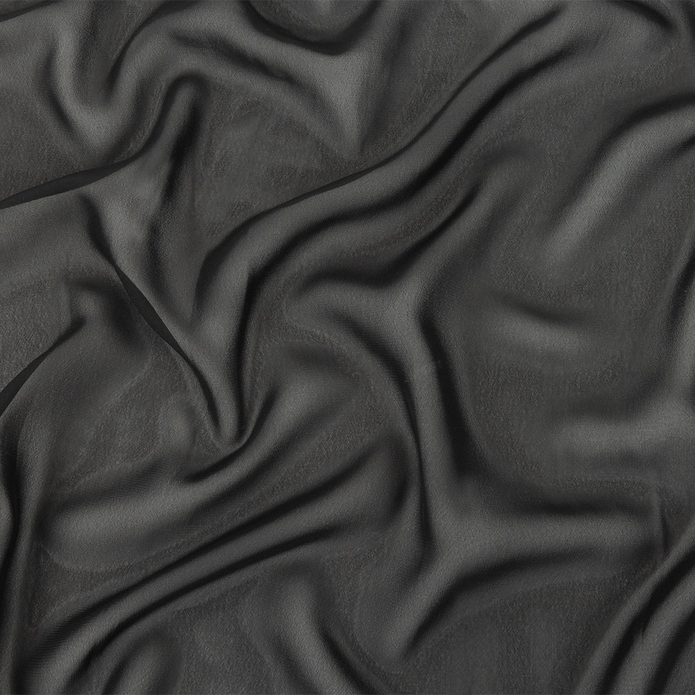 Famous Australian Designer Black Polyester Georgette - Joann Fabrics