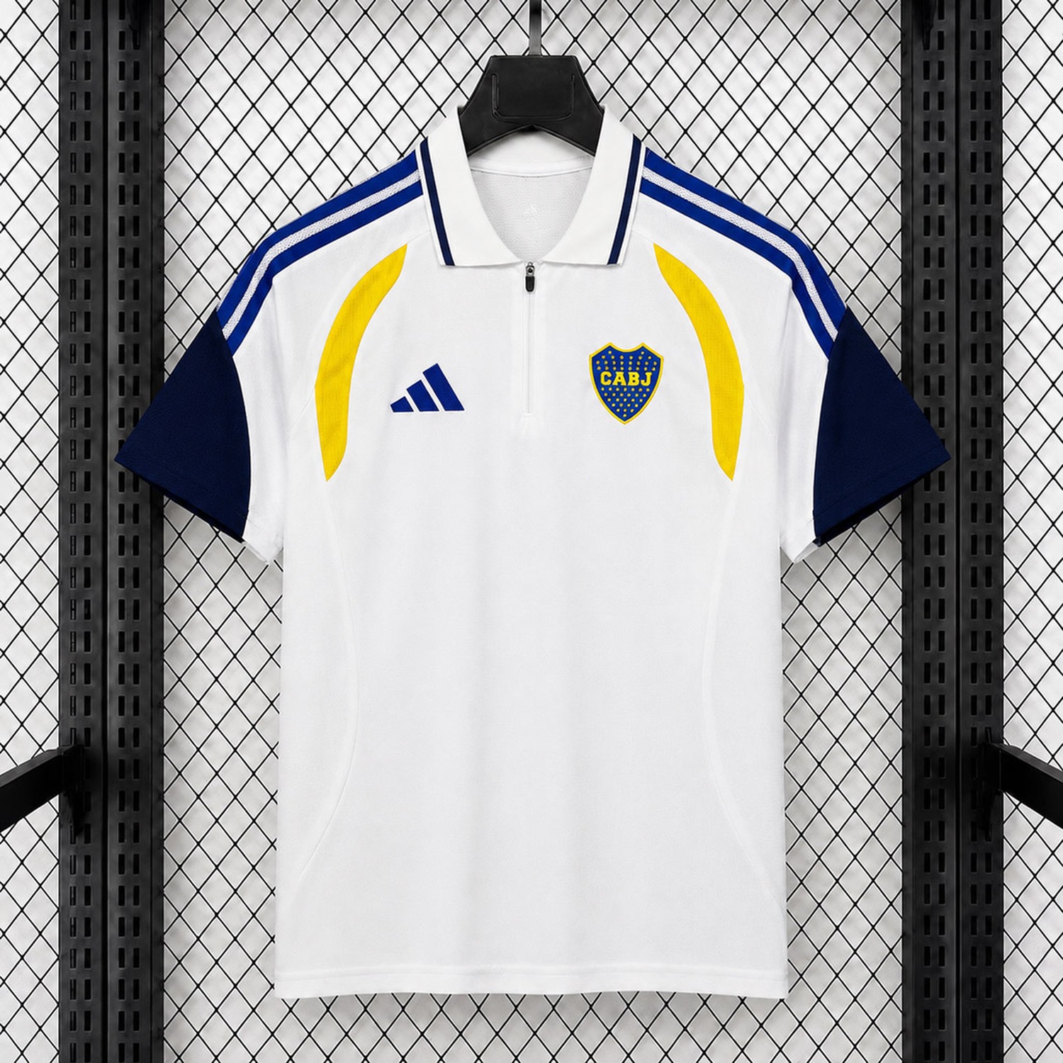 Boca Juniors 26-27 White Polo Jersey - Fans Version - UnitedFutballJersey