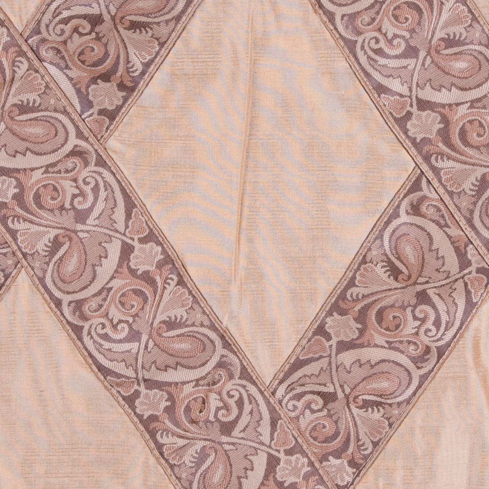 Caramel/Taupe Diamonds Shantung   /Dupioni - Joann Fabrics