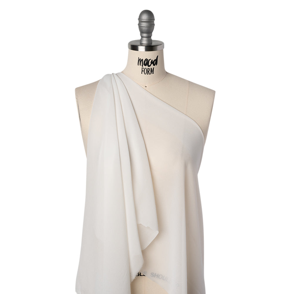 Viscose Georgette - Off White - Famous Australian Designer Deadstock - Joann Fabrics