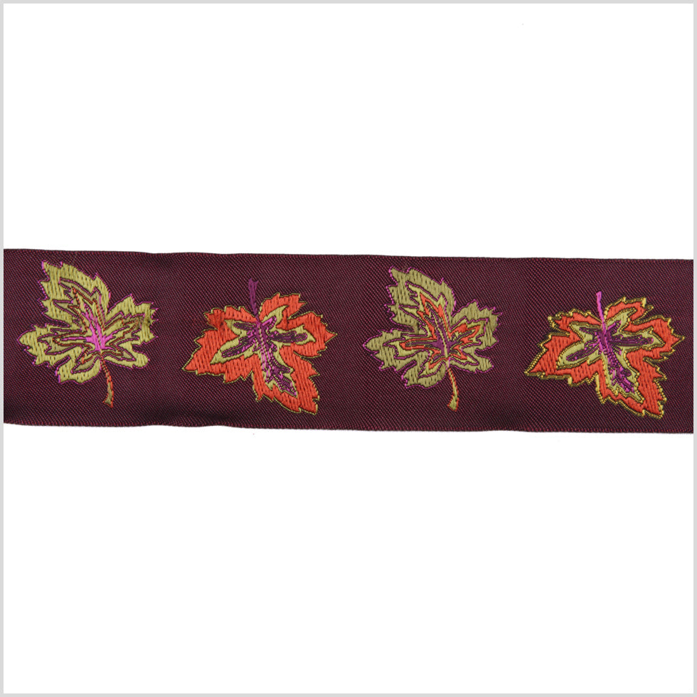 Burgundy French Jacquard Ribbon - Joann Fabrics
