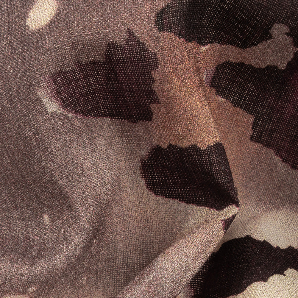 Cotton Voile - Purple Abstract Splatters - L'Amour en Feu Print - Mood Exclusive Wisteria Collection - Joann Fabrics