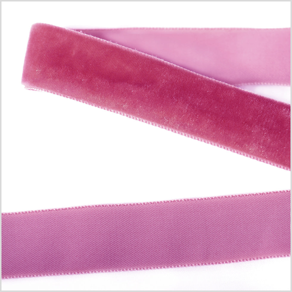 Single Faced Velvet Ribbon Made in Italy - 7/8