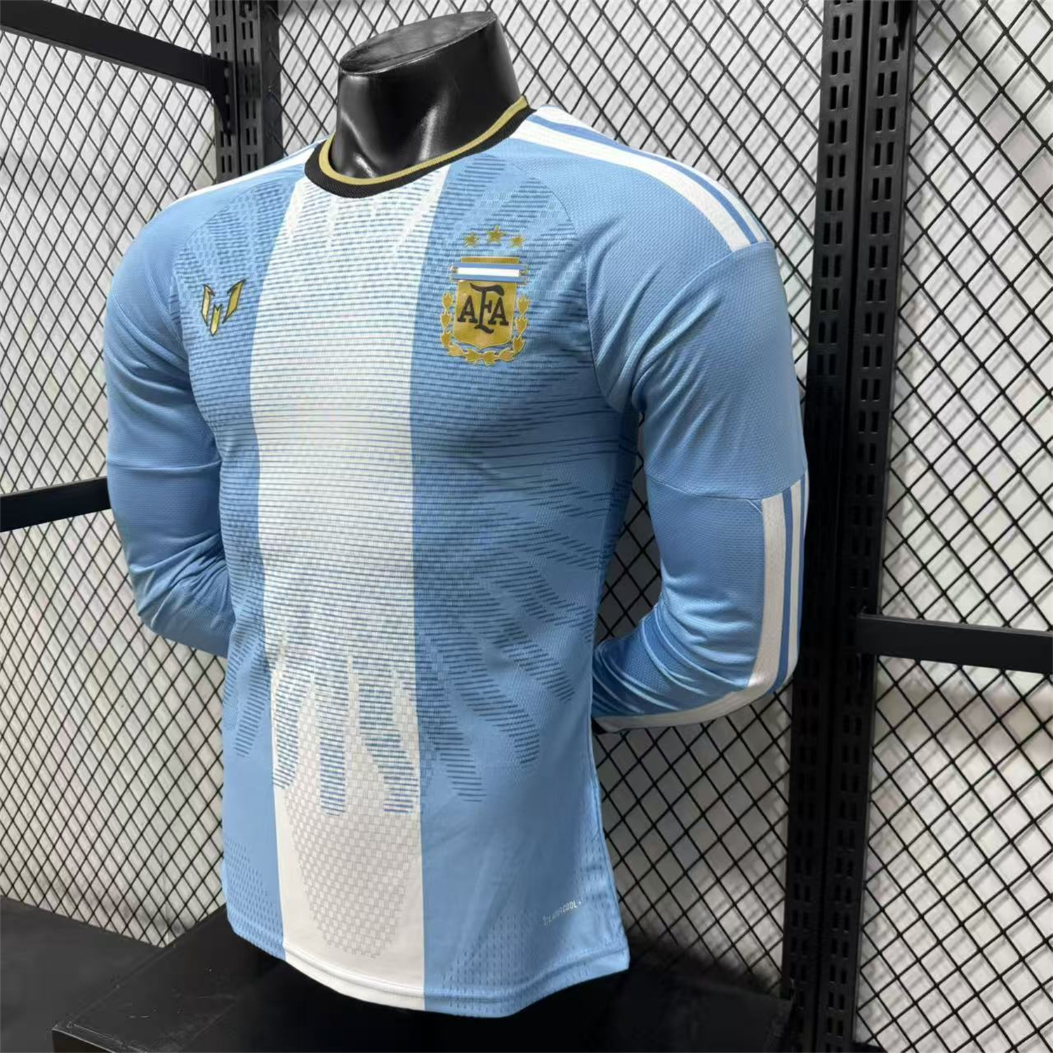 Argentina 2026 Messi Last Match Long Sleeves Special Jersey - Player Version - UnitedFutballJersey