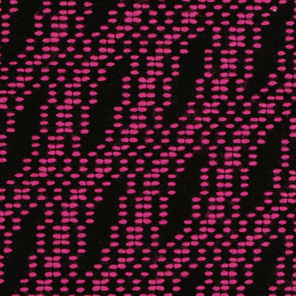Italian Black/Fuchsia Geometric Cotton-Blend Tweed - Joann Fabrics