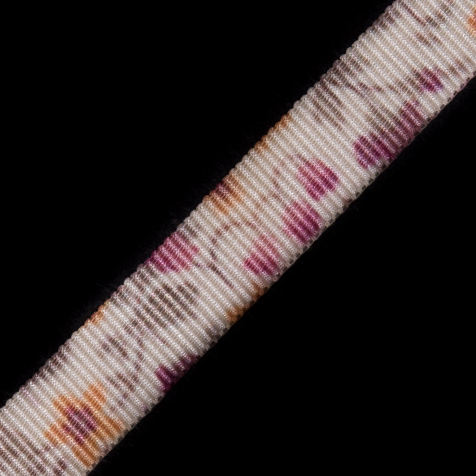 Pink Floral Printed Grosgrain Ribbon - 0.375
