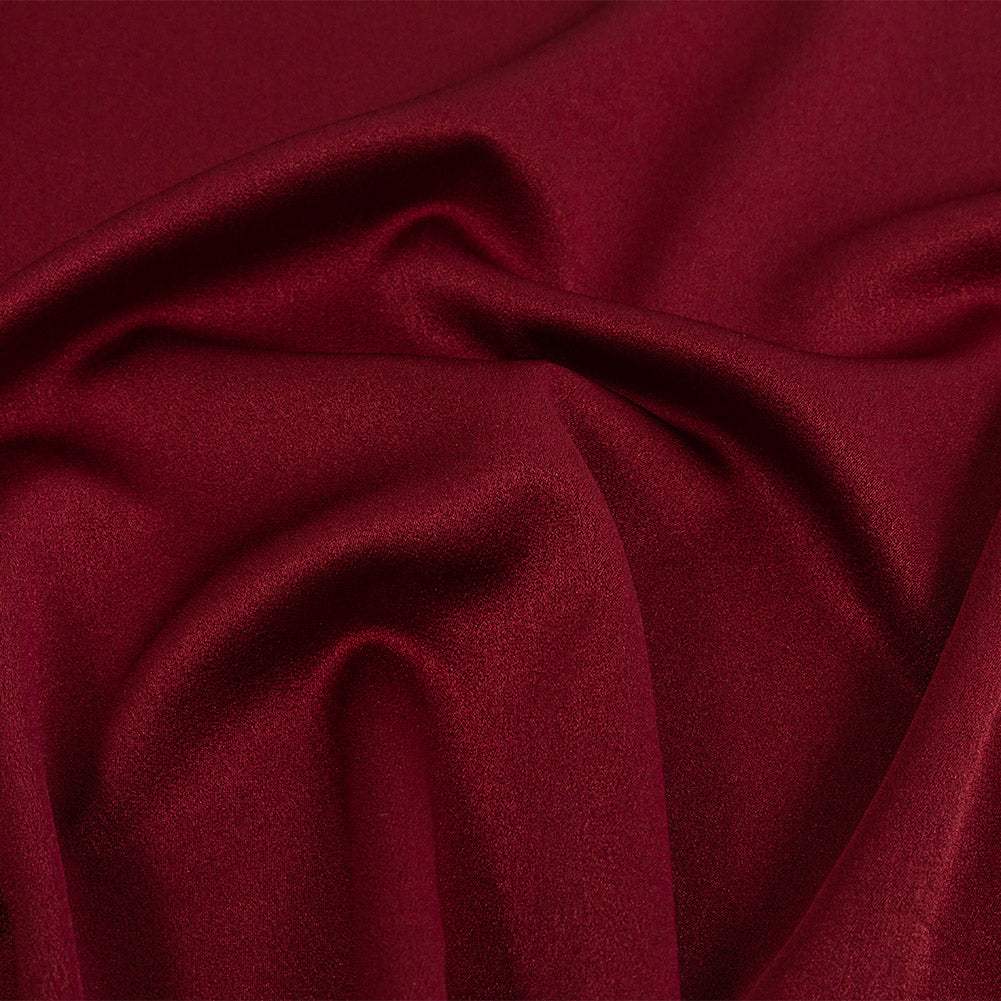 Lux Polyester Crepe Back Satin - Wine - Isla Collection - Joann Fabrics
