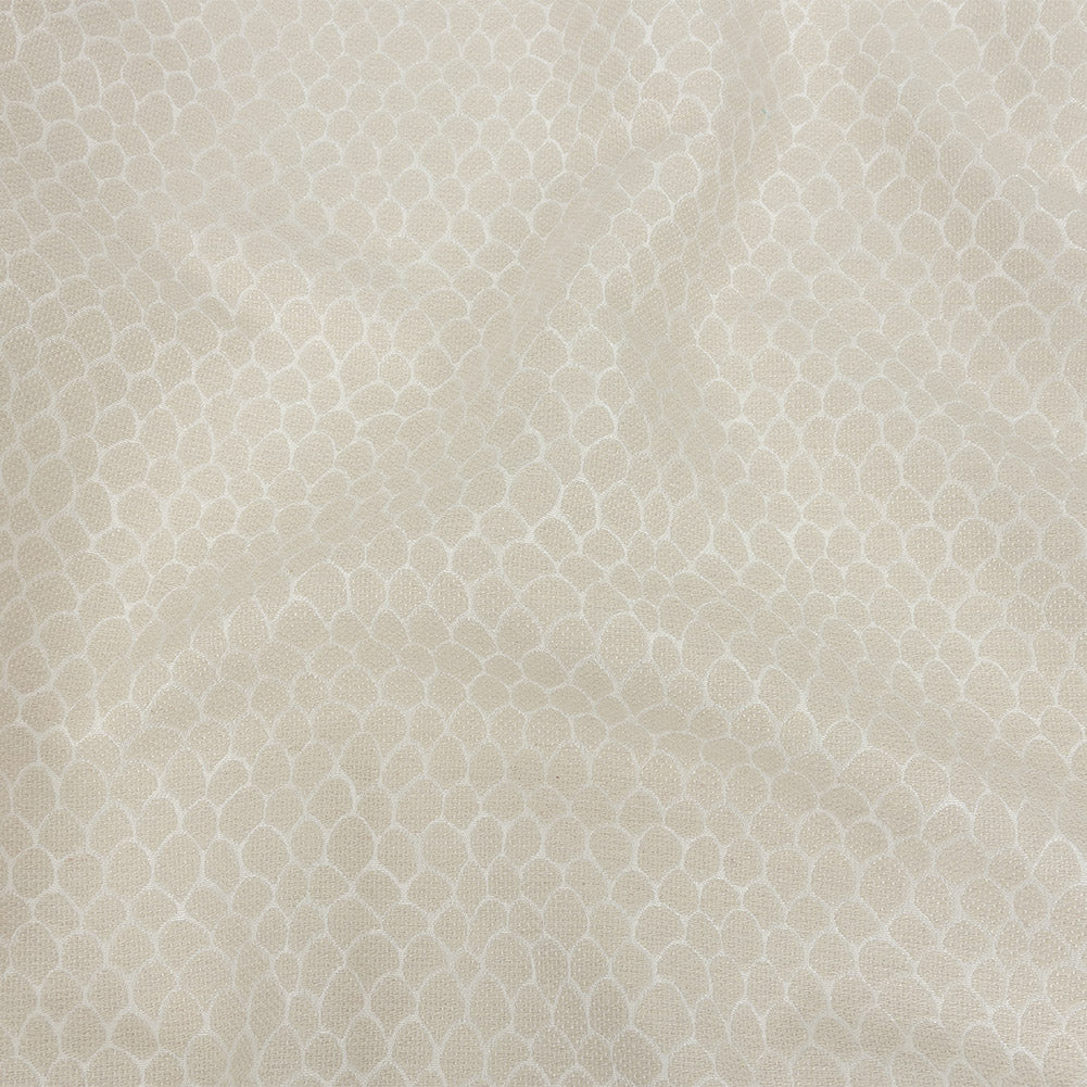 Ivory Scaled Blended Polyester Jacquard - Joann Fabrics