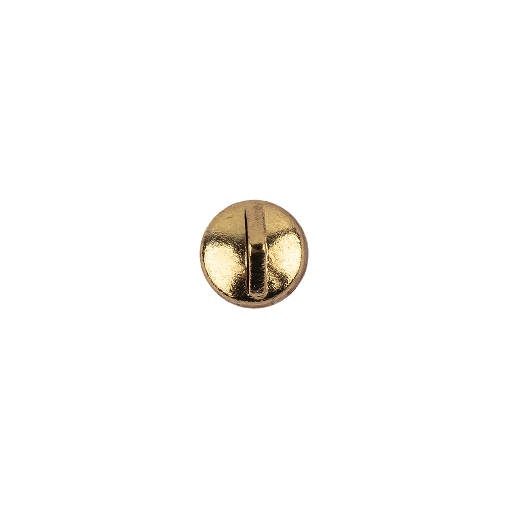 Vintage Swarovski Crystal AB Rhinestone and Gold Edged Self Back Button - 12L/7.5mm - Joann Fabrics