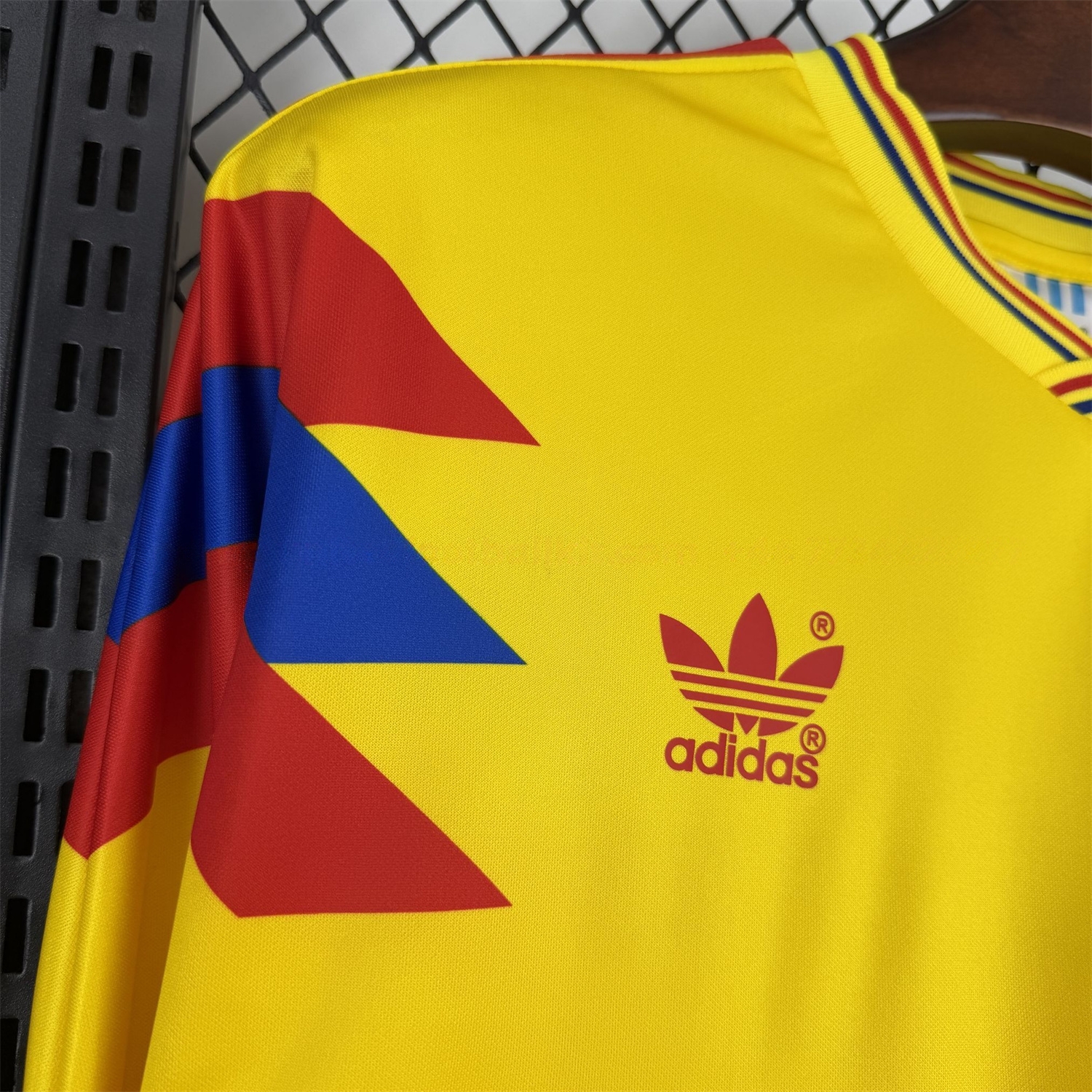 Retro Colombia 1990 Home Long Sleeves Jersey - Fans Version - UnitedFutballJersey