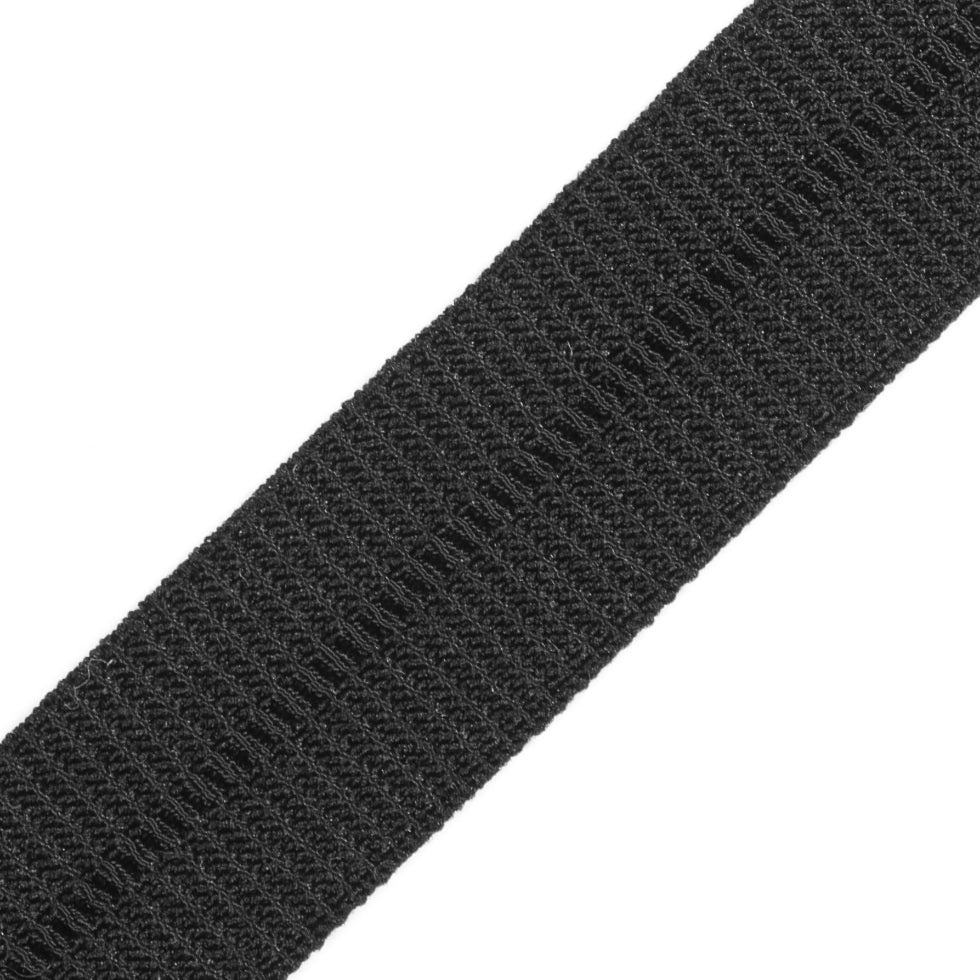 Black Stretch Fold Over Grosgrain - 0.625