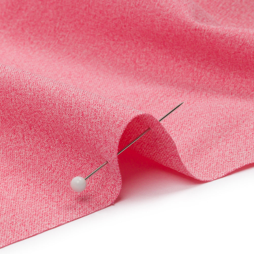 Heathered Hot Pink Cationic Polyester Stretch Twill - Joann Fabrics