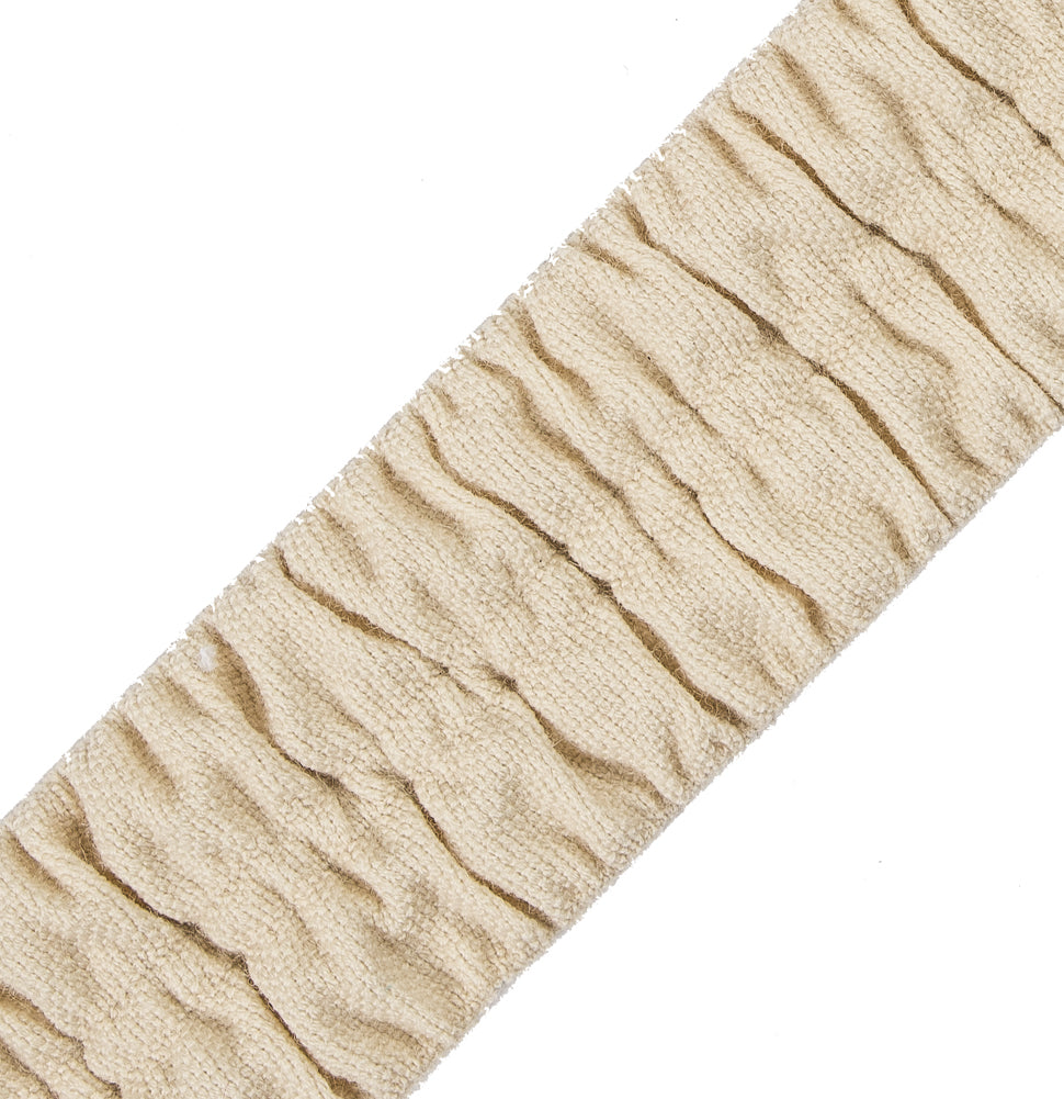 Italian Greggio Ruched Stretch Wool Trimming - 1.5