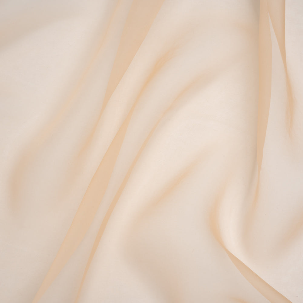 Silk Organza - Peach - Famous Australian Designer Deadstock - Joann Fabrics