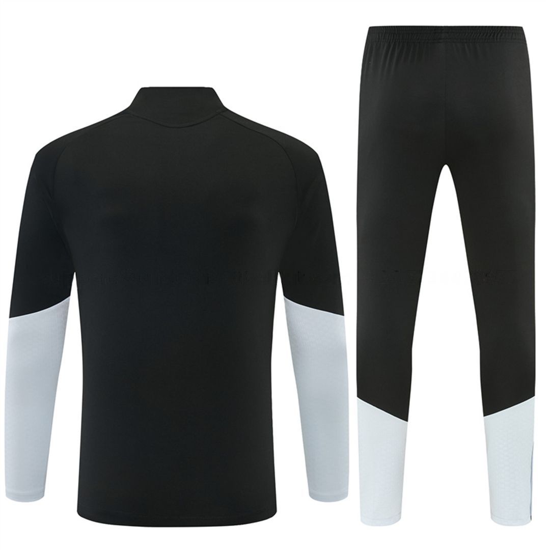Spain 2026 Long Sleeve Training Set - Black Top & Black Pants - UnitedFutballJersey