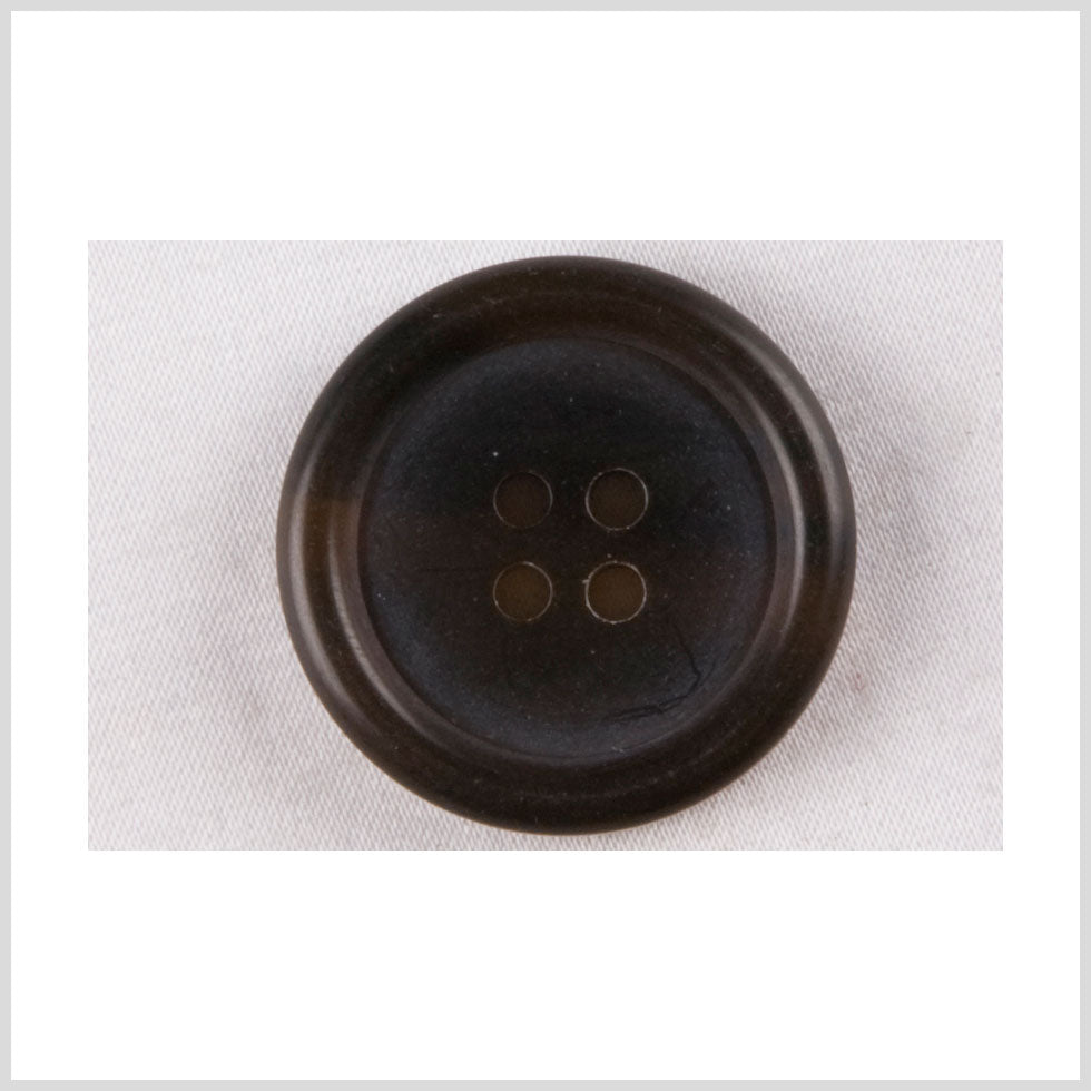 Plastic 4-Hole Button - 40L/25.5mm - Dark Brown Subtle Swirls - Joann Fabrics