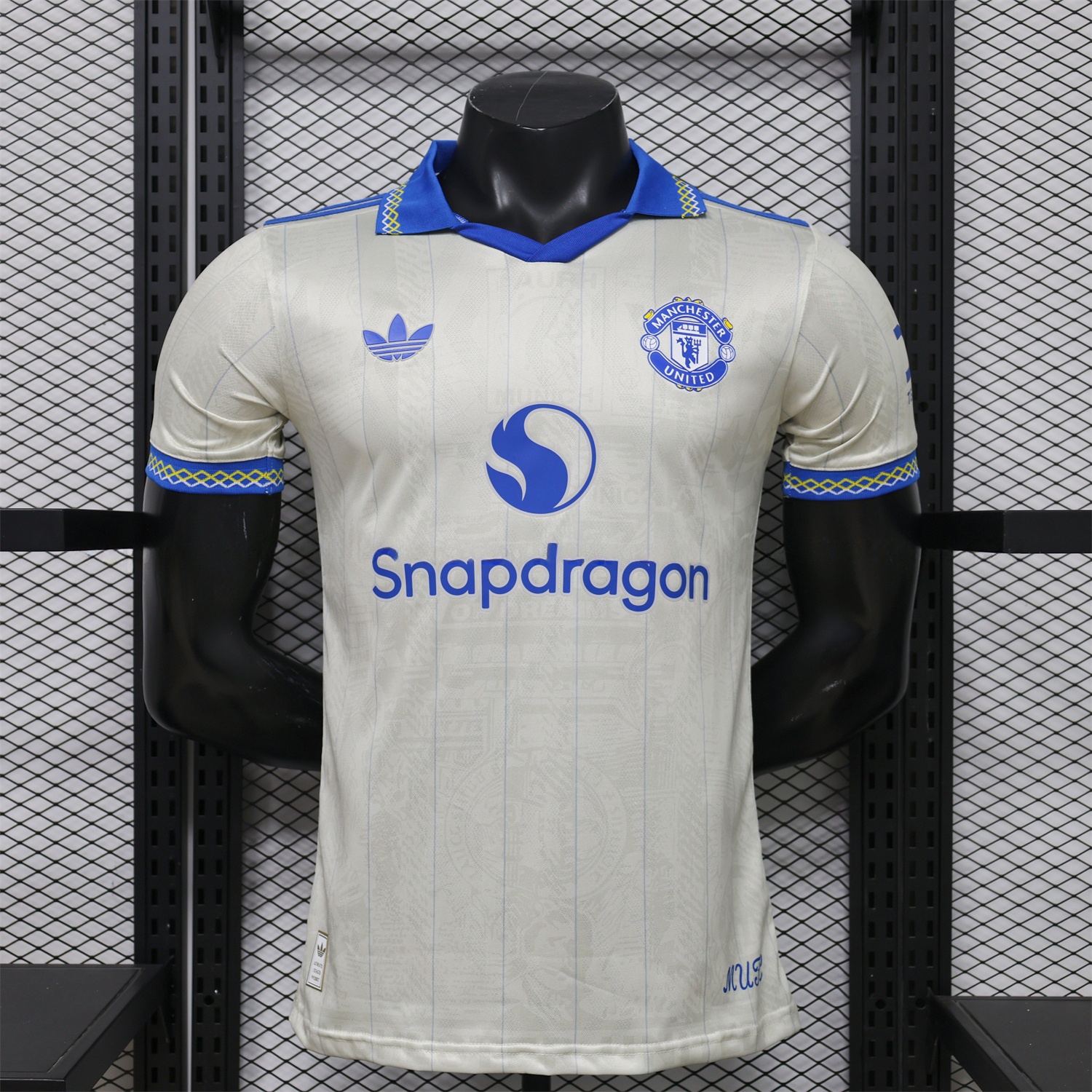 Manchester United 26-27 Terrace Icon Retro Casual Style Light Color Polo Jersey - Player Version - UnitedFutballJersey