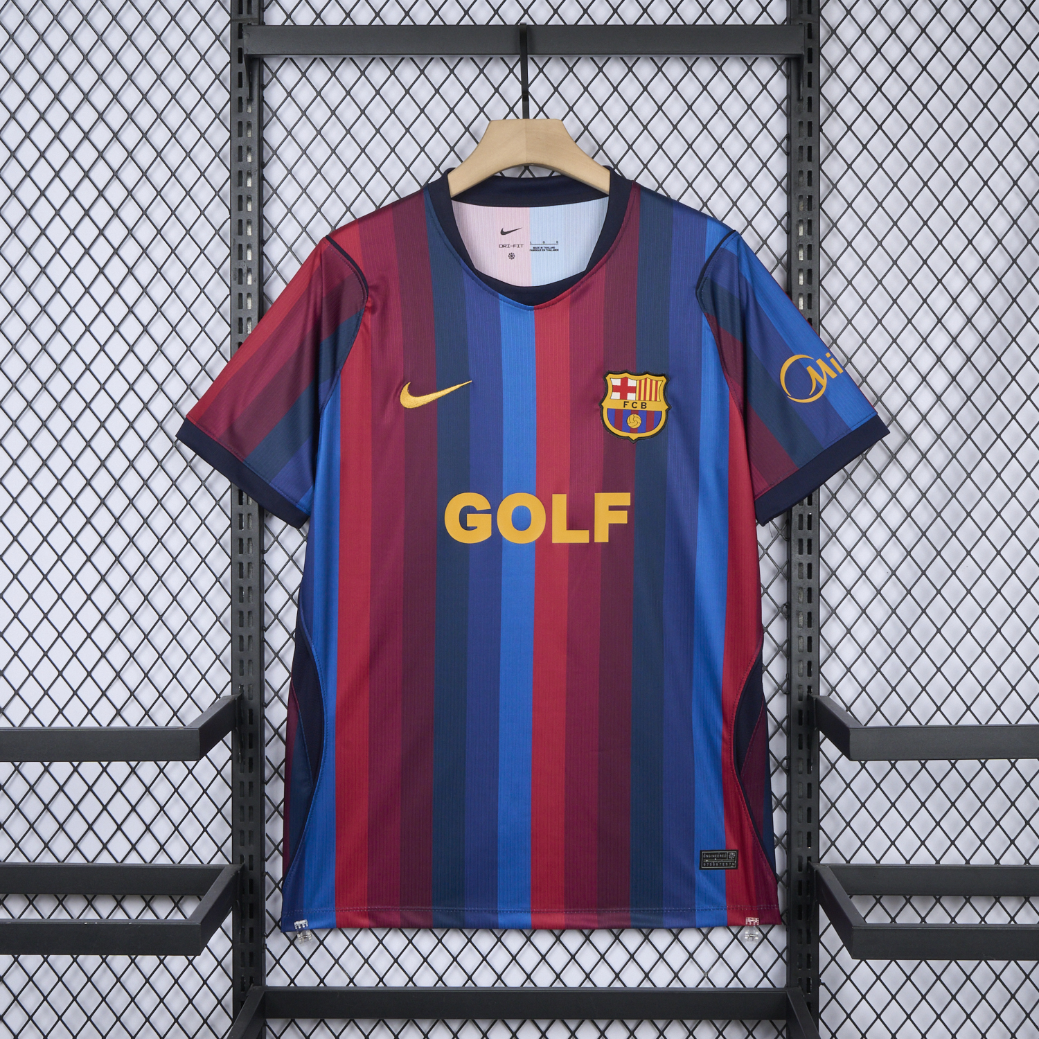 Barcelona 26-27 x Golf Wang El Clasico Blue Red Jersey - Fans Version - UnitedFutballJersey