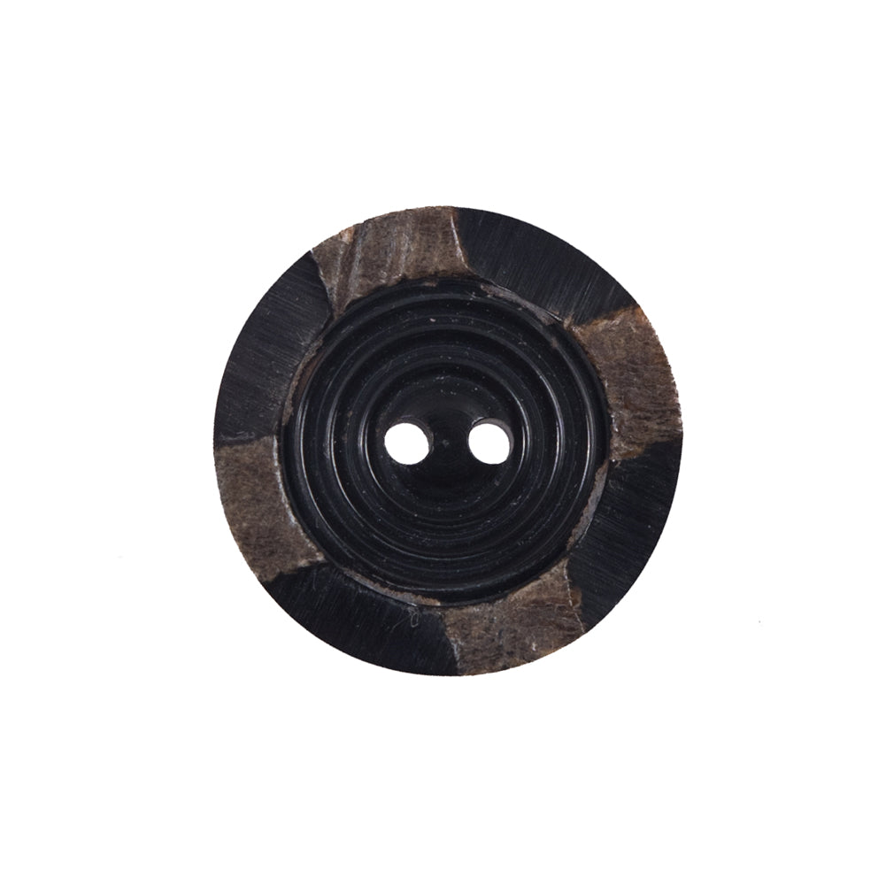 Brown Horn 2-Hole Button - 36L/23mm - Joann Fabrics