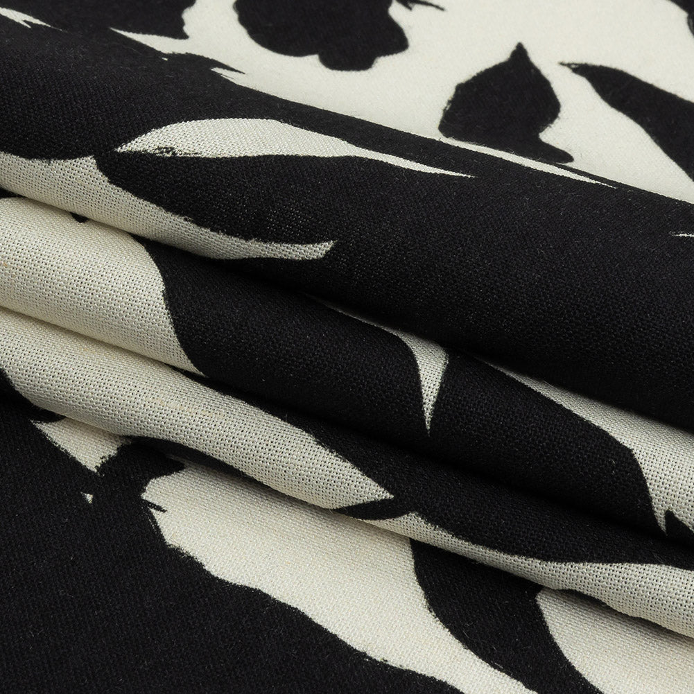 Mood Exclusive Backlit Blossoms Sustainable Viscose and Linen Woven - Joann Fabrics