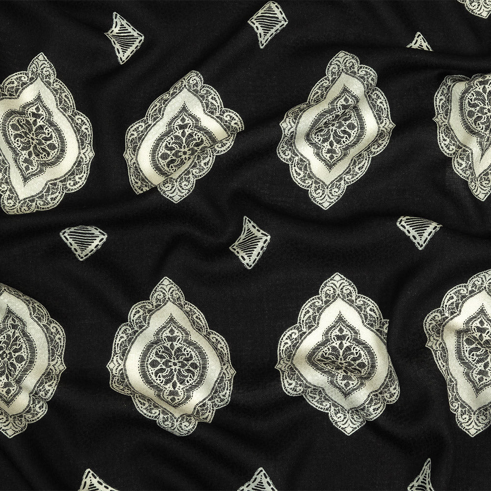 Mood Exclusive Caviar Antique Athenaeum Spotted Viscose Jacquard - Joann Fabrics