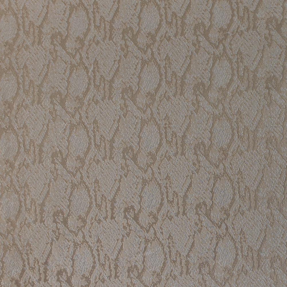 Metallic Beige and Nude Python Jacquard - Joann Fabrics