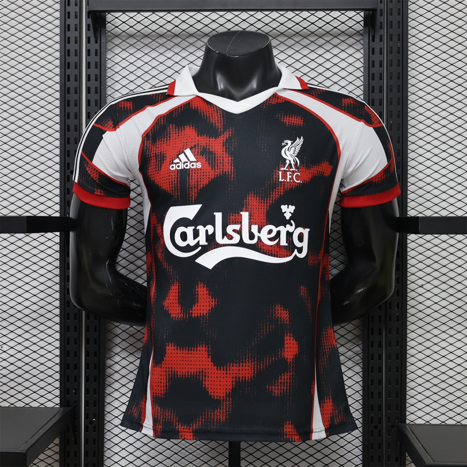 Liver.pool 26-27 Retro Style Black Red Jersey - Player Version - UnitedFutballJersey